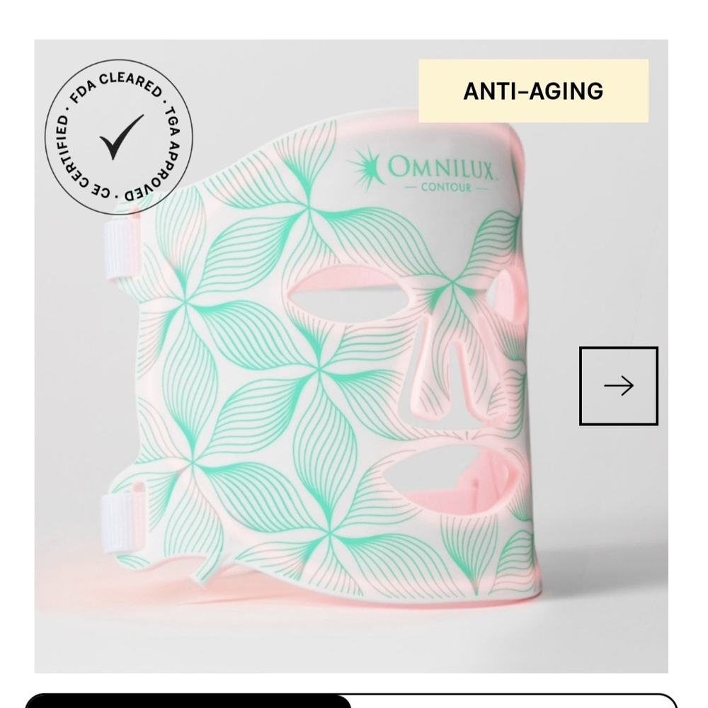Omnilux Contour Anti-Aging LED Facial Mask in Pink and Green